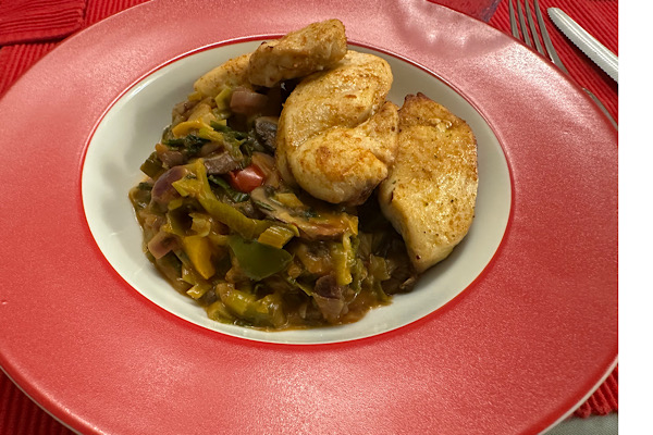 Essen auf einem Teller