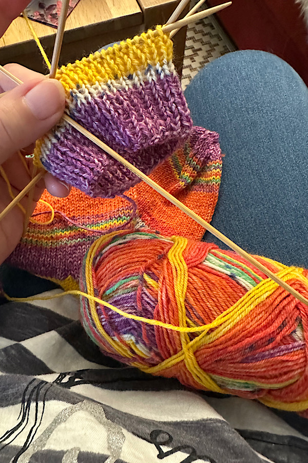 stricken Socken